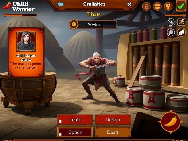 Chilli Warrior Quest Combat System